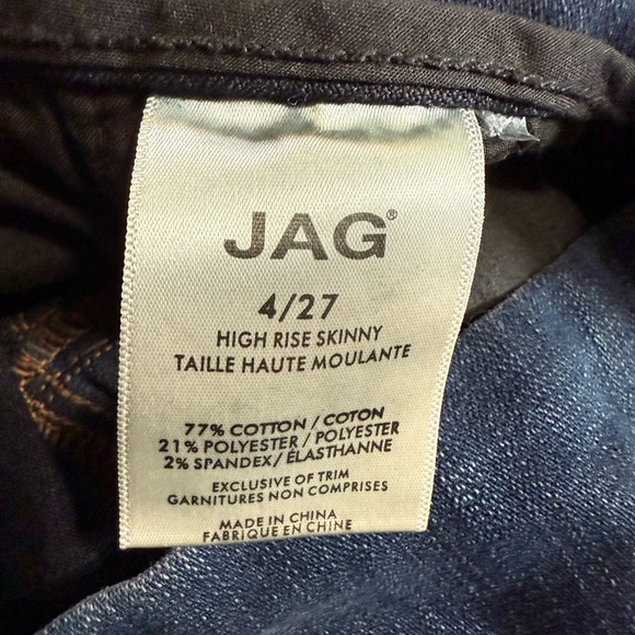JAG Jeans Women Sz:4 High Rise Skinny Minimalist Capsule Clean Girl - Picture 7 of 8